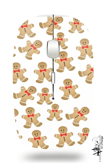 Christmas snowman gingerbread para Ratón óptico inalámbrico con receptor USB