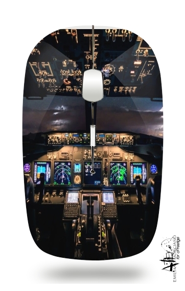  Cockpit Aircraft para Ratón óptico inalámbrico con receptor USB