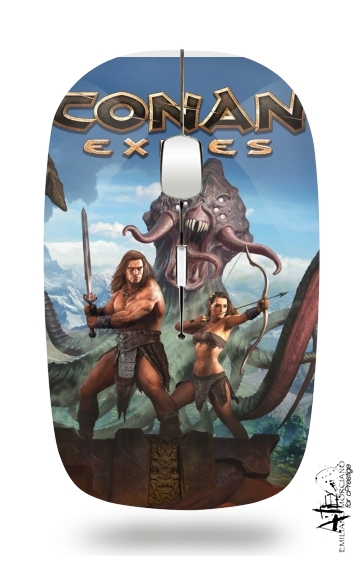 Conan Exiles para Ratón óptico inalámbrico con receptor USB