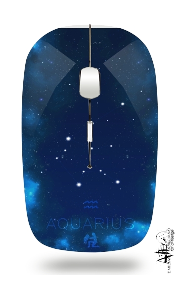  Constellations of the Zodiac: Aquarius para Ratón óptico inalámbrico con receptor USB