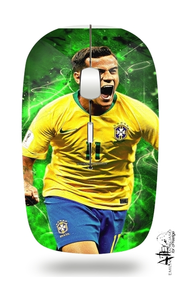  coutinho Football Player Pop Art para Ratón óptico inalámbrico con receptor USB