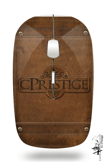  cPrestige leather wallet para Ratón óptico inalámbrico con receptor USB