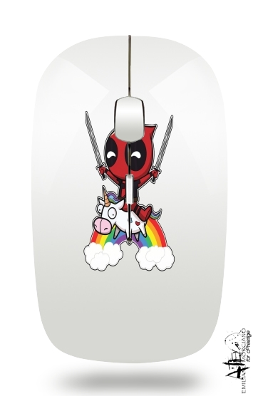 Deadpool Unicorn para Ratón óptico inalámbrico con receptor USB