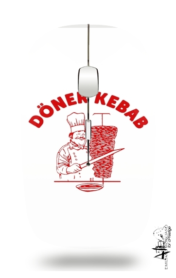  doner kebab para Ratón óptico inalámbrico con receptor USB