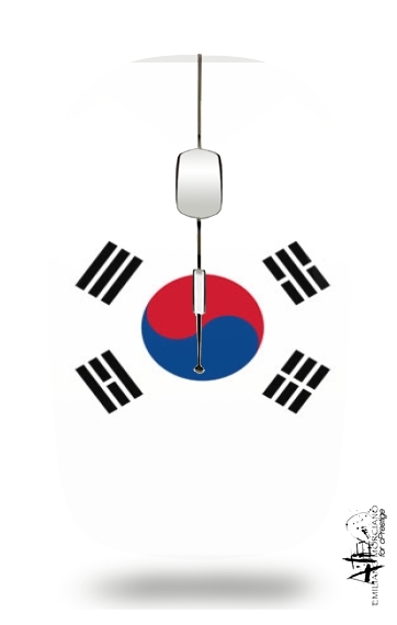  Bandera de Corea del Sur para Ratón óptico inalámbrico con receptor USB