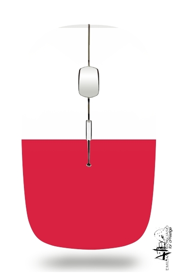  Bandera de Polonia para Ratón óptico inalámbrico con receptor USB
