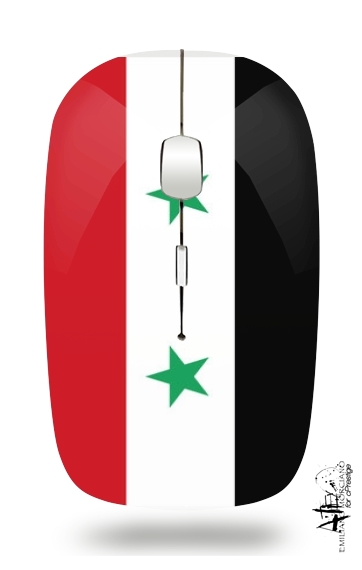  Bandera de Siria para Ratón óptico inalámbrico con receptor USB
