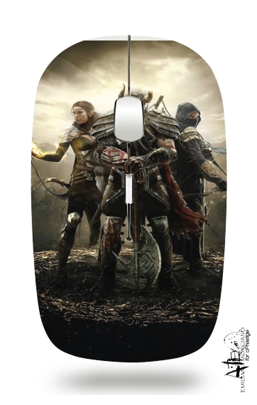  Elder Scrolls Knight para Ratón óptico inalámbrico con receptor USB