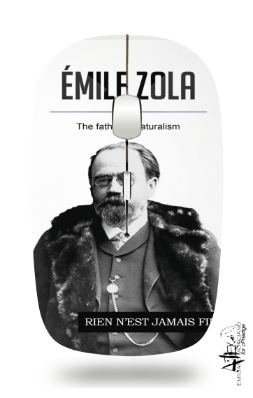  Emile Zola para Ratón óptico inalámbrico con receptor USB