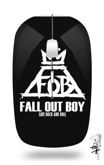 Fall Out boy para Ratón óptico inalámbrico con receptor USB
