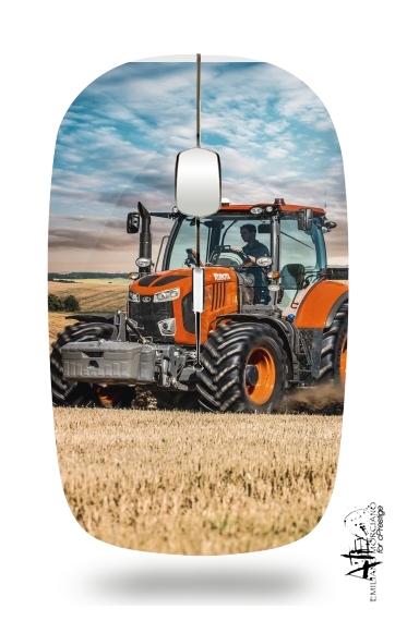  Farm tractor Kubota para Ratón óptico inalámbrico con receptor USB