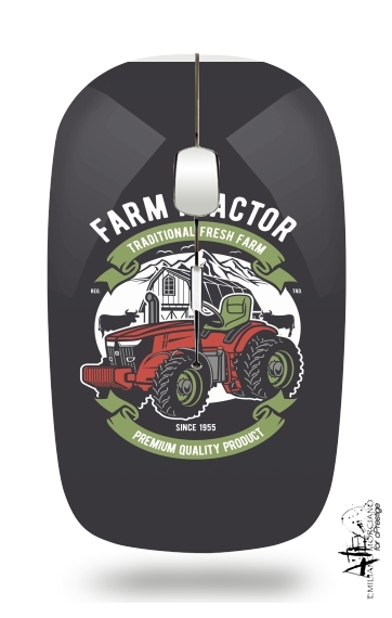  Farm Tractor para Ratón óptico inalámbrico con receptor USB