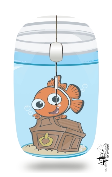  Fishtank Project - Nemo para Ratón óptico inalámbrico con receptor USB