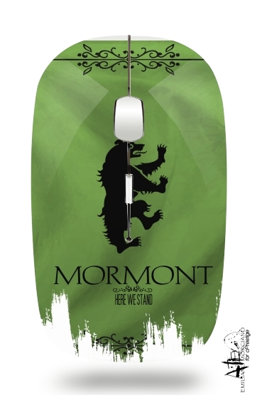  Flag House Mormont para Ratón óptico inalámbrico con receptor USB