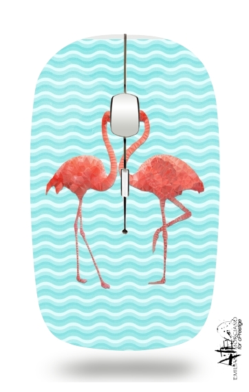  flamingo love para Ratón óptico inalámbrico con receptor USB