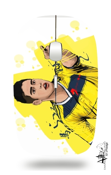  Football Stars: James Rodriguez - Colombia para Ratón óptico inalámbrico con receptor USB