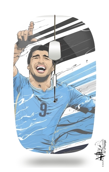  Football Stars: Luis Suarez - Uruguay para Ratón óptico inalámbrico con receptor USB