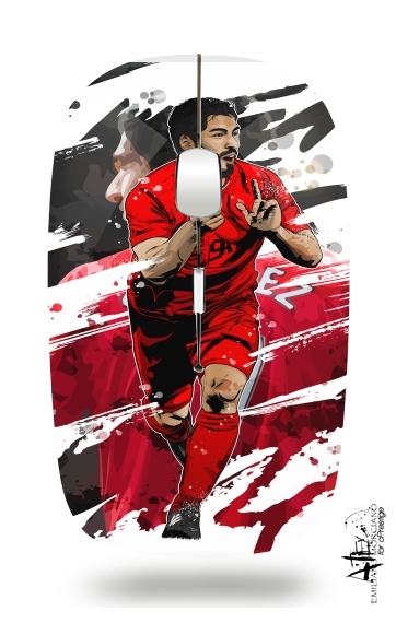  Football Stars: Luis Suarez para Ratón óptico inalámbrico con receptor USB