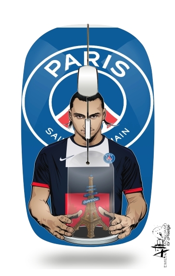  Football Stars: Zlataneur Paris para Ratón óptico inalámbrico con receptor USB