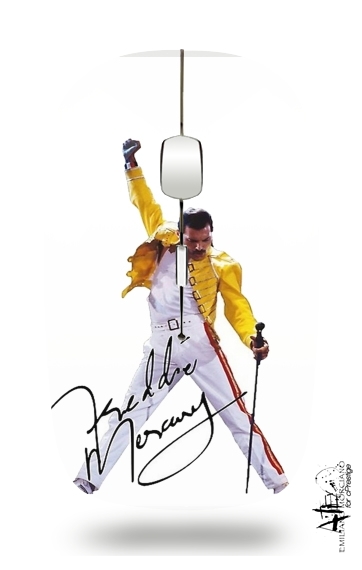  Freddie Mercury Signature para Ratón óptico inalámbrico con receptor USB