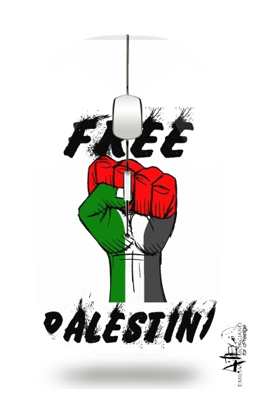  Free Palestine para Ratón óptico inalámbrico con receptor USB