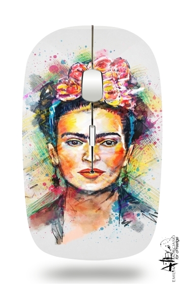  Frida Kahlo para Ratón óptico inalámbrico con receptor USB