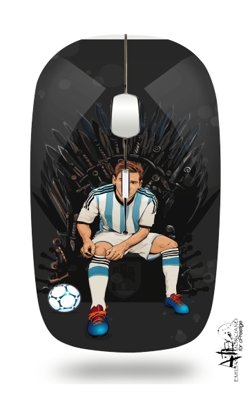  Game of Thrones: King Lionel Messi - House Catalunya para Ratón óptico inalámbrico con receptor USB