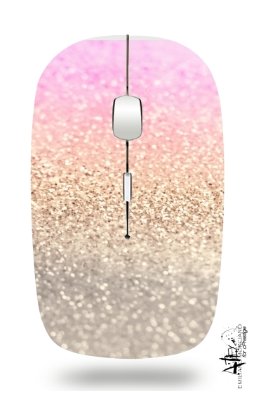  Gatsby Glitter Pink para Ratón óptico inalámbrico con receptor USB