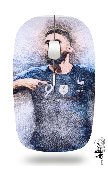  Giroud The French Striker para Ratón óptico inalámbrico con receptor USB