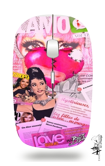  Glamour So Gaga Pink para Ratón óptico inalámbrico con receptor USB