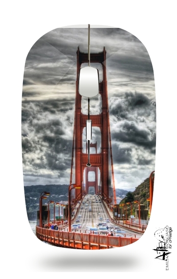  Golden Gate San Francisco para Ratón óptico inalámbrico con receptor USB