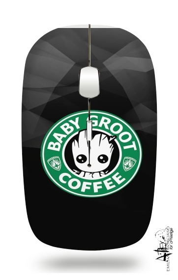  Groot Coffee para Ratón óptico inalámbrico con receptor USB