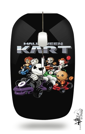  Halloween Kart para Ratón óptico inalámbrico con receptor USB