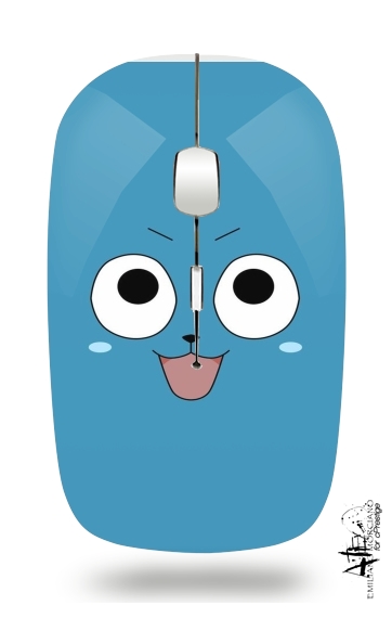  Happy Fairy Tail FaceArt para Ratón óptico inalámbrico con receptor USB