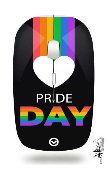  Happy pride day para Ratón óptico inalámbrico con receptor USB