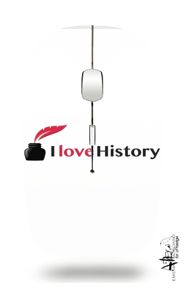 I love History para Ratón óptico inalámbrico con receptor USB