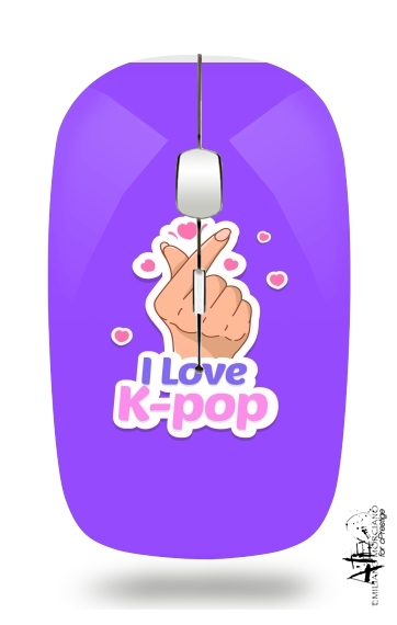  I love kpop para Ratón óptico inalámbrico con receptor USB