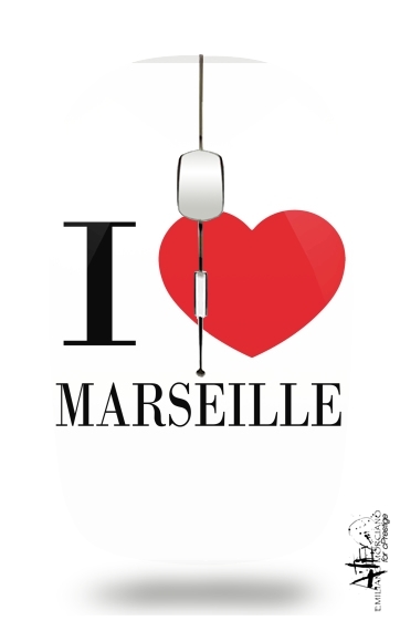  I love Marseille para Ratón óptico inalámbrico con receptor USB