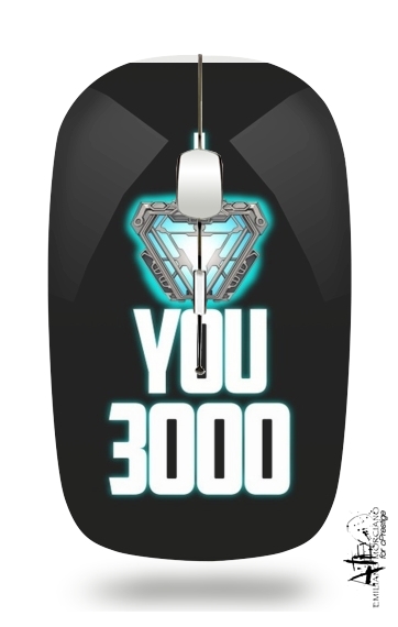  I Love You 3000 Iron Man Tribute para Ratón óptico inalámbrico con receptor USB