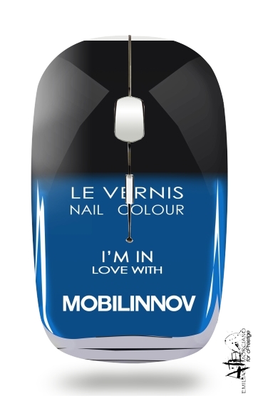  Flacon Vernis Blue Love para Ratón óptico inalámbrico con receptor USB