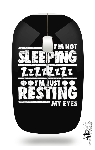  im not sleeping im just resting my eyes para Ratón óptico inalámbrico con receptor USB