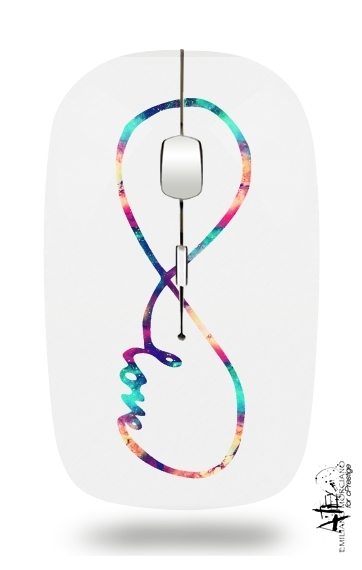 Infinity Love (White) para Ratón óptico inalámbrico con receptor USB