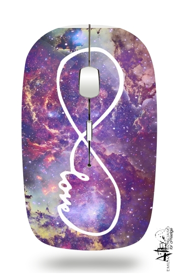  Infinity Love Galaxy para Ratón óptico inalámbrico con receptor USB