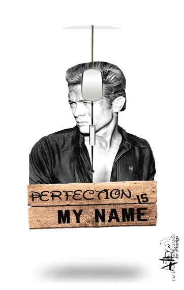  James Dean Perfection is my name para Ratón óptico inalámbrico con receptor USB