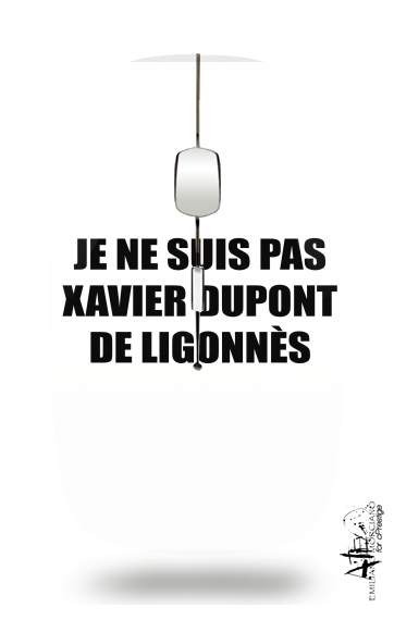  Je ne suis pas Xavier Dupont De Ligonnes Criminel para Ratón óptico inalámbrico con receptor USB
