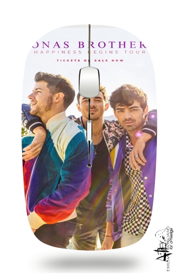  Jonas Brothers para Ratón óptico inalámbrico con receptor USB