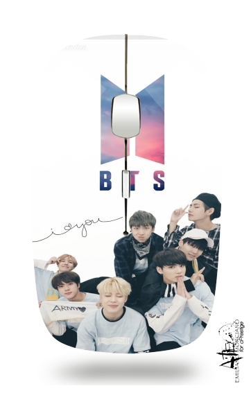  K-pop BTS Bangtan Boys para Ratón óptico inalámbrico con receptor USB
