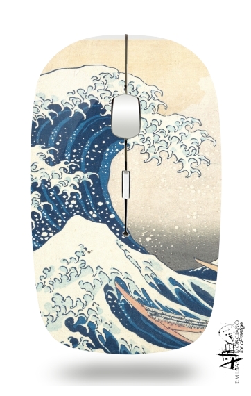  Kanagawa Wave para Ratón óptico inalámbrico con receptor USB