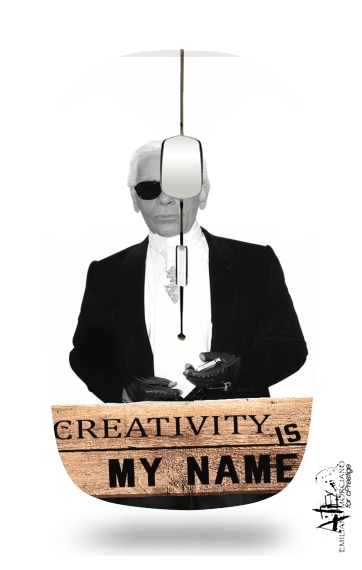  Karl Lagerfeld Creativity is my name para Ratón óptico inalámbrico con receptor USB