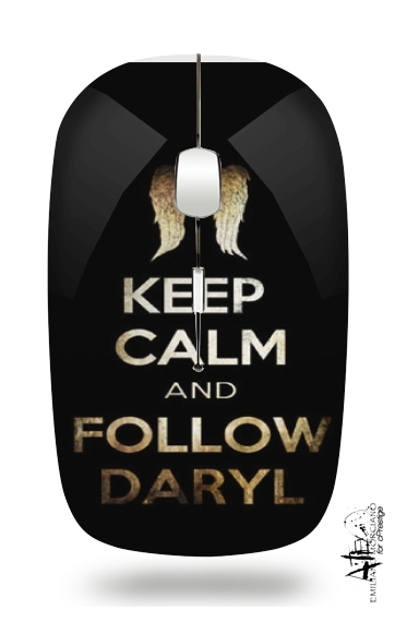  Keep Calm and Follow Daryl para Ratón óptico inalámbrico con receptor USB